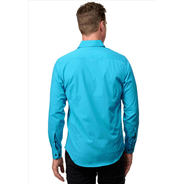 Rusty Neal Heren overhemd - turkis r-44 RN10-R-44 large