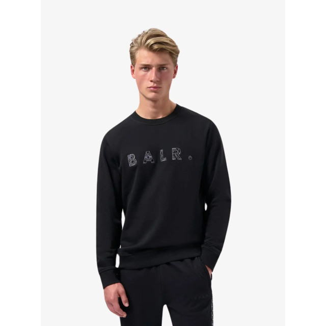 Balr Sale Trainingspak Balr Q-Cargo Regular Fit Hoodie Jet Black