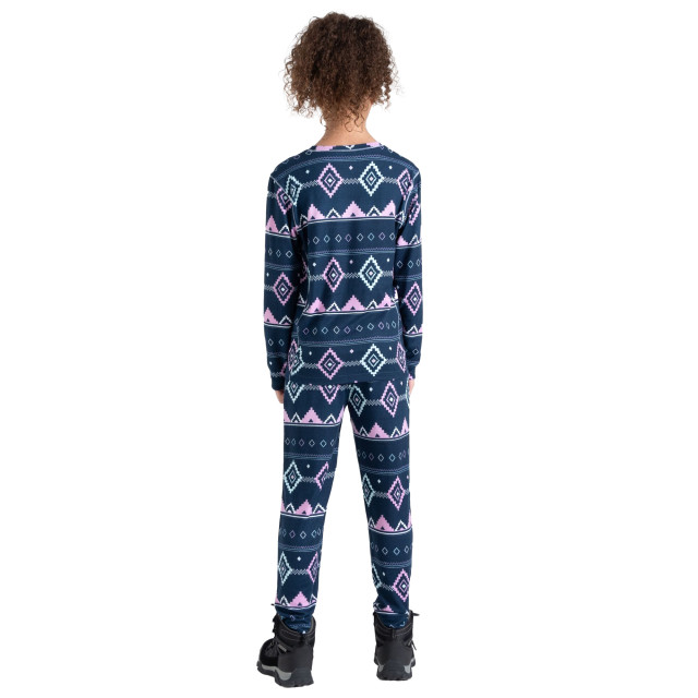 Dare2b Kinder/kids pow fair isle base layer set UTRG9941_orchidmoonlightdenim large