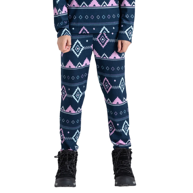 Dare2b Kinder/kids pow fair isle base layer set UTRG9941_orchidmoonlightdenim large