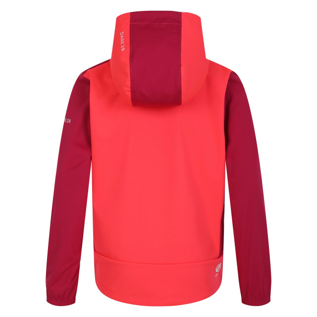 Dare2b Kinder/kids cheer soft shell jas UTRG9943_berrypinkneonpink large