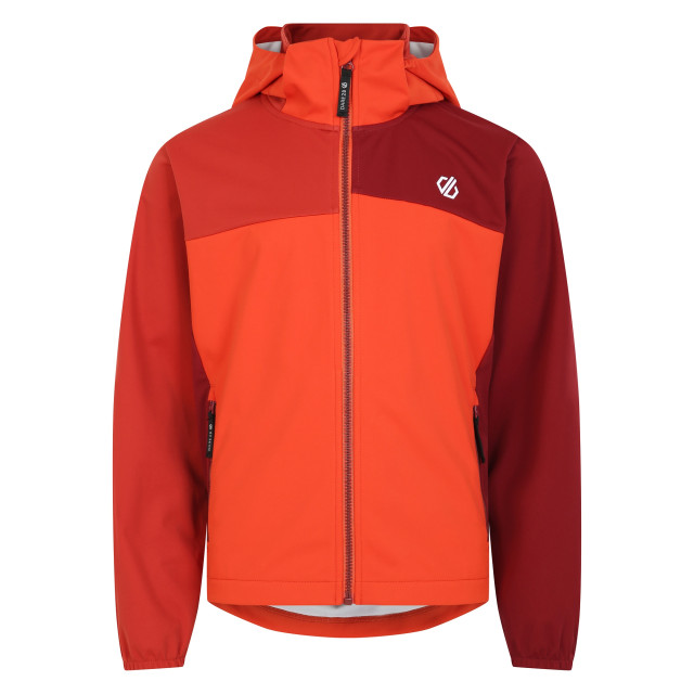 Dare2b Kinder/kids cheer soft shell jas UTRG9943_cinnamontuscanred large Dare2b Kinder/kids cheer soft shell jas UTRG9943_cinnamontuscanred large