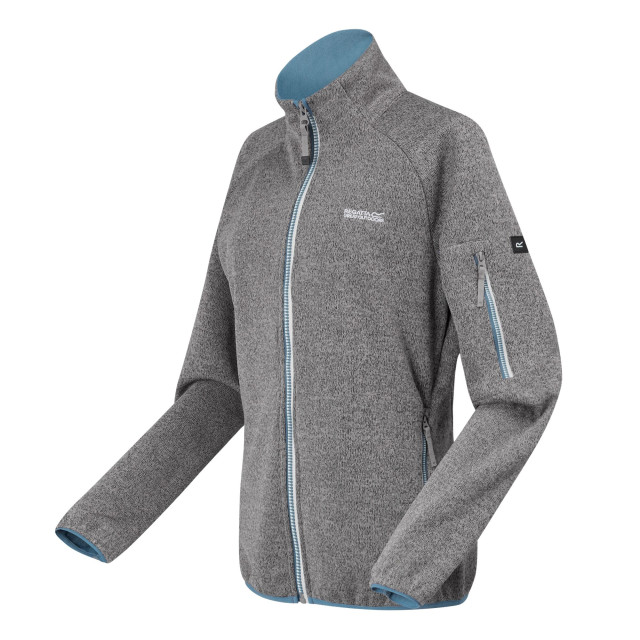 Regatta Dames ravenhill full zip fleece top UTRG9742_heathercoronetblue large