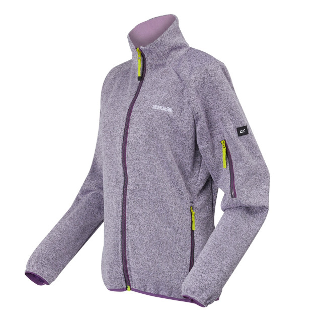 Regatta Dames ravenhill full zip fleece top UTRG9742_lilacfrostsunsetpurple large