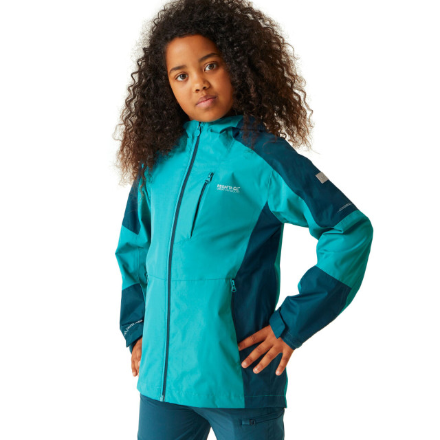 Regatta Calderdale ii waterdichte jas voor kinderen/kinderen UTRG9741_tahoebluemoroccanblue large Regatta Calderdale ii waterdichte jas voor kinderen/kinderen UTRG9741_tahoebluemoroccanblue large