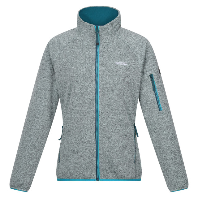 Regatta Dames ravenhill full zip fleece top UTRG9742_bleachedaquatahoeblue large