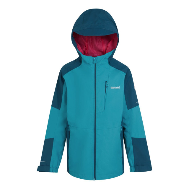 Regatta Calderdale ii waterdichte jas voor kinderen/kinderen UTRG9741_tahoebluemoroccanblue large Regatta Calderdale ii waterdichte jas voor kinderen/kinderen UTRG9741_tahoebluemoroccanblue large