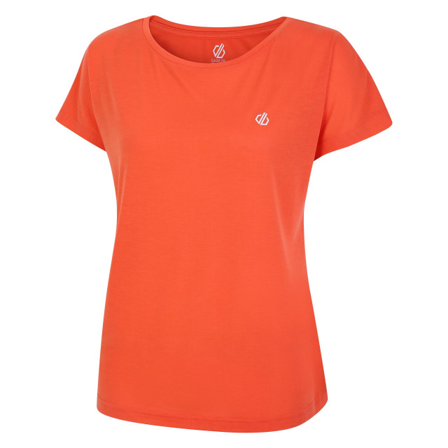 Dare2b Dames persisting marl lichtgewicht t-shirt UTRG8654_satsumaorange large