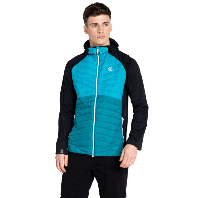 Dare2b Heren mountaineer wol hybride jas UTRG7096_blackfjordblue large