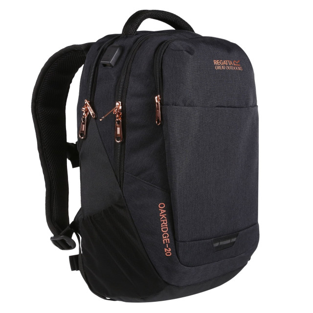 Regatta Unisex rugzak oakridge 20l voor volwassenen UTRG6318_blackrosegold large