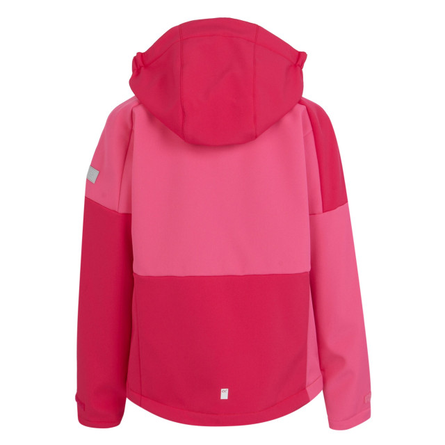 Regatta Soft shell jas kinderen/kinderen vii UTRG10798_flamingopinkpinkpotion large