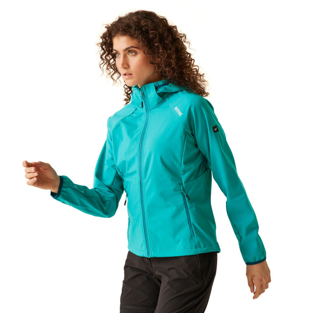 Regatta Dames bourda zachte shell jas UTRG10790_tahoebluemoroccanblue large Regatta Dames bourda zachte shell jas UTRG10790_tahoebluemoroccanblue large