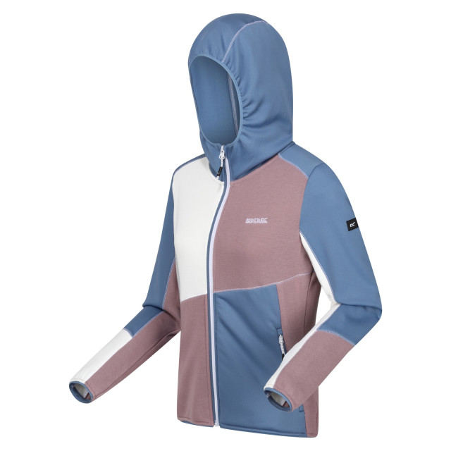Regatta Dames walbury vii marl full zip fleecejack UTRG10821_coronetblueheather large