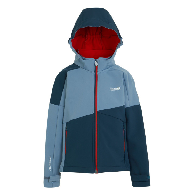 Regatta Soft shell jas kinderen/kinderen vii UTRG10798_coronetbluemoonlightdenim large Regatta Soft shell jas kinderen/kinderen vii UTRG10798_coronetbluemoonlightdenim large