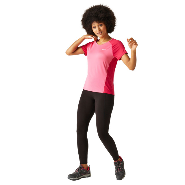 Regatta Dames emera t-shirt UTRG10729_flamingopinkpinkpotion large