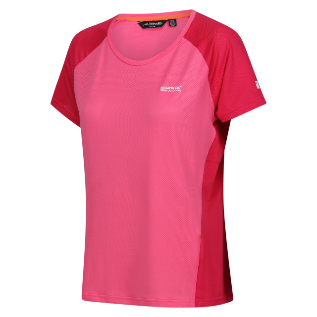 Regatta Dames emera t-shirt UTRG10729_flamingopinkpinkpotion large