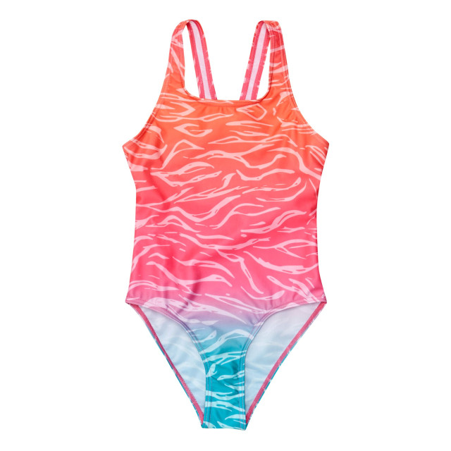 Regatta Meisjes katrisse ombre one piece zwempak UTRG10783_satsuma large