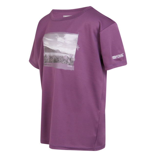 Regatta Kinderen/kinderen alvardo viii foto t-shirt UTRG10612_sunsetpurple large