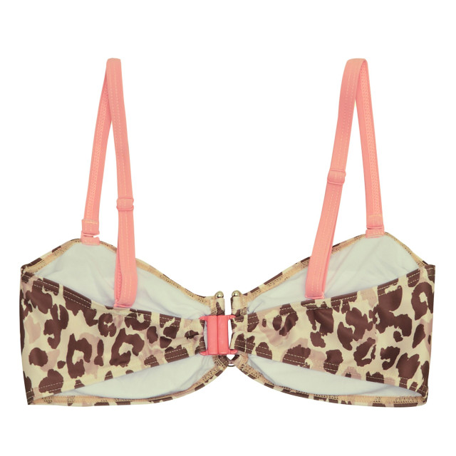 Regatta Dames aceana iii luipaardprint bikinitop UTRG10669_beigebrown large
