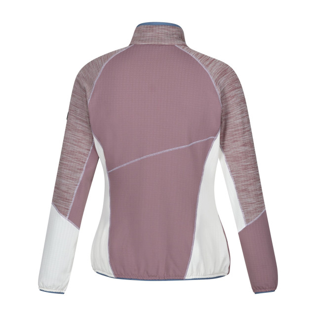 Regatta Dames hepley ii full zip fleecejack UTRG10684_heatherwhite large