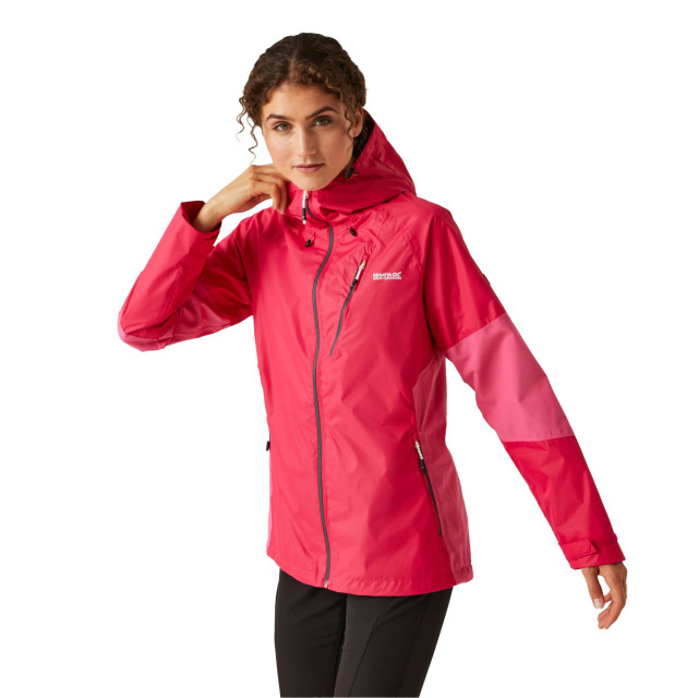 Regatta Dames highton v stretch waterdichte jas UTRG10606_pinkpotionflamingopink large
