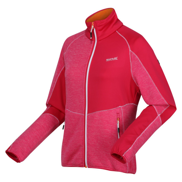 Regatta Dames lindalla vii marl full zip fleecejack UTRG10404_flamingopinkpinkpotion large Regatta Dames lindalla vii marl full zip fleecejack UTRG10404_flamingopinkpinkpotion large