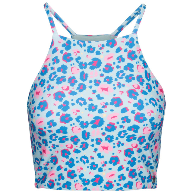 Trespass Dames harlow zwemtop met luipaardprint UTTP6484_lightsage large