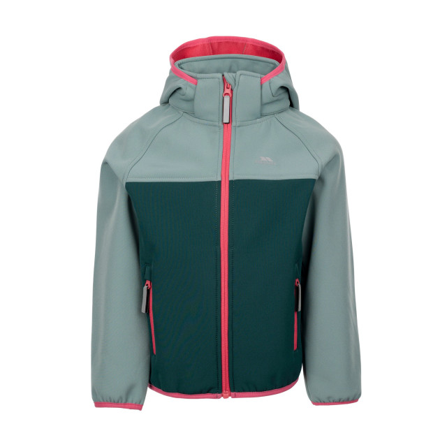 Trespass Kinder/kids hanbury soft shell jas UTTP6595_pine large