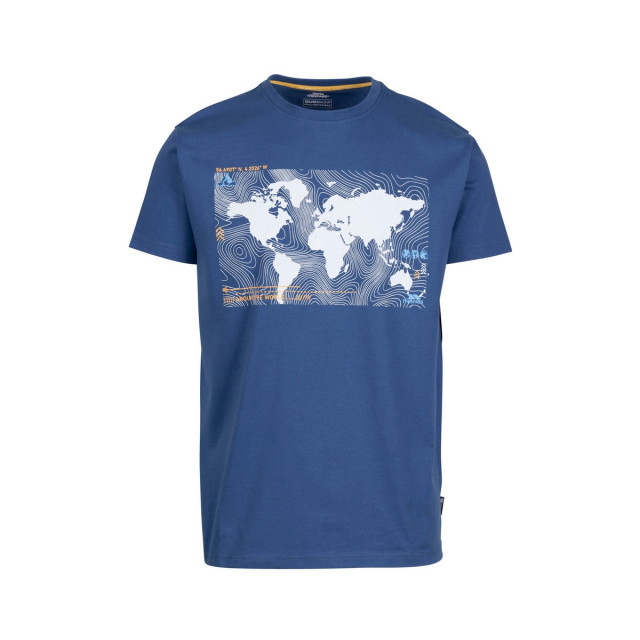 Trespass Heren chera bedrukt t-shirt UTTP6289_indigo large