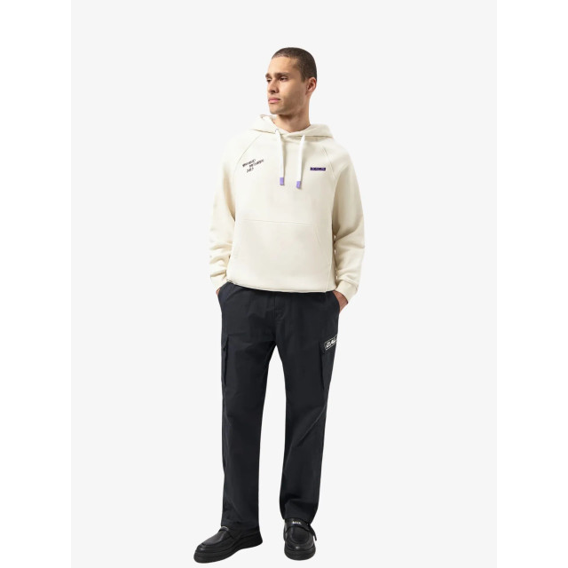 BALR. Heren hoodie the club box fit B1261-1130-WHITE-SWAN large