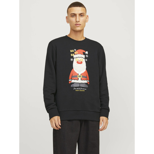 Jack & Jones Heren kersttrui jjxmas jolly 12265380-Zwart large