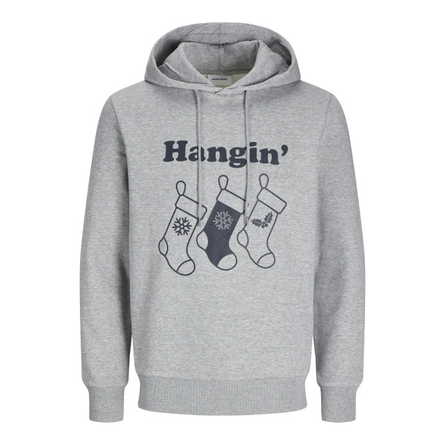 Jack & Jones Heren kersttrui jjxmas 12266115-Grijs large