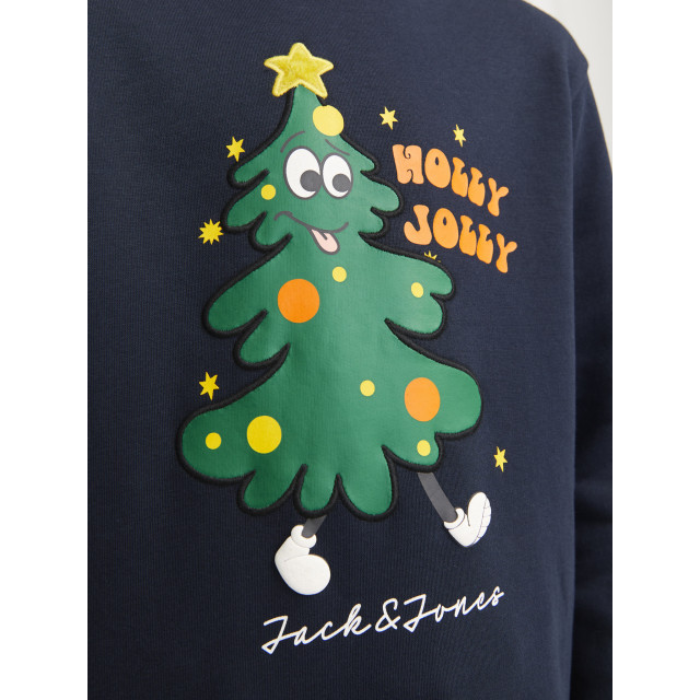Jack & Jones Kersttrui jjxmas jolly 12266208-Blauw large