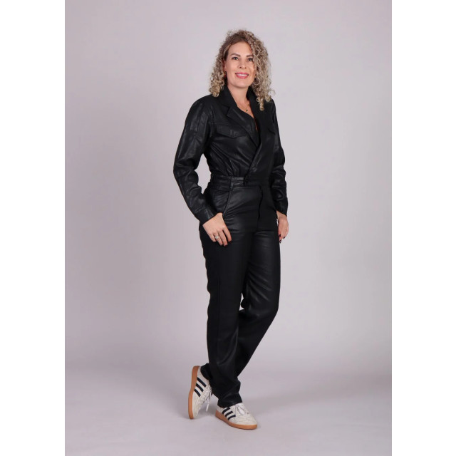 Homage to Denim E flowy coated cross over jumpsuit 8957267935560 large