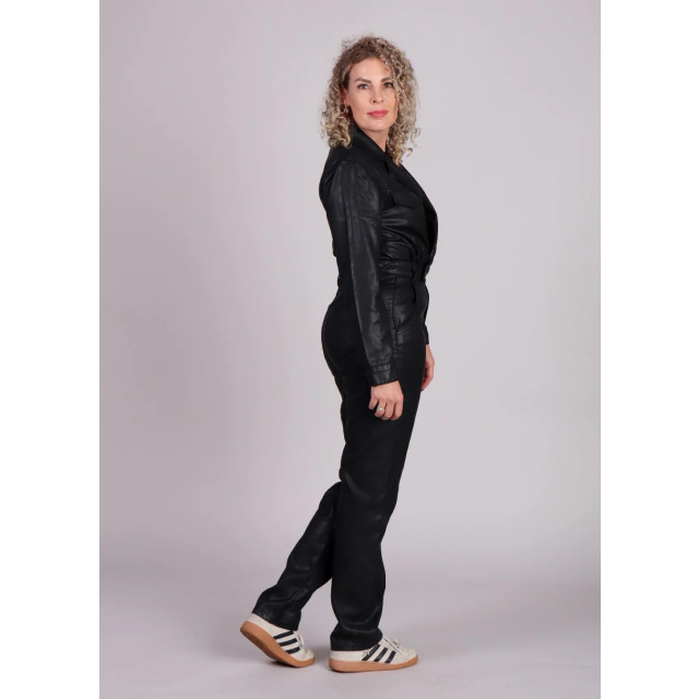 Homage to Denim E flowy coated cross over jumpsuit 8957267935560 large