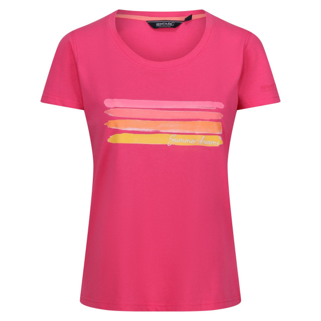 Regatta Dames filandra viii t-shirt UTRG9850_hotpink large