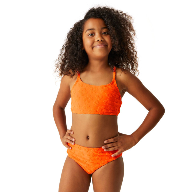 Regatta Meisjes dakaria ii bikini set met bloemen UTRG9868_satsuma large