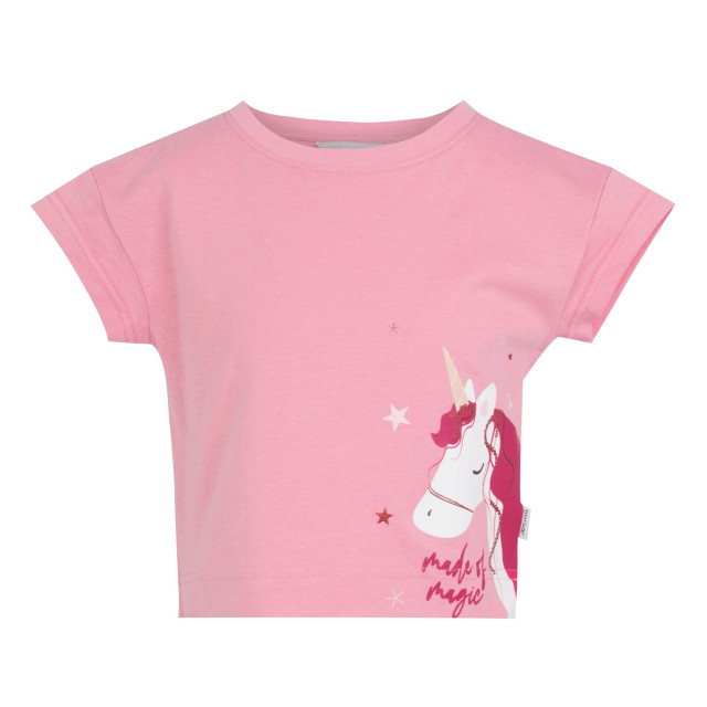 Regatta Kinderen/kinderen animal luna de eenhoorn t-shirt UTRG10306_sweetpink large