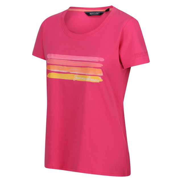 Regatta Dames filandra viii t-shirt UTRG9850_hotpink large