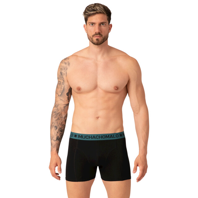 Muchachomalo Heren 10-pack boxershorts print/effen U-REMIX1010-10 large