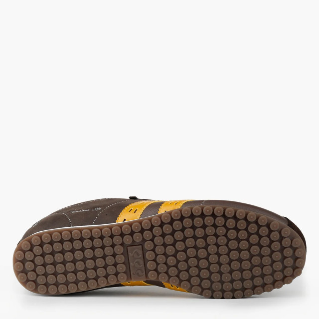 Q1905 Sneaker typhoon sp donkerbruin/geel QM1244809-800-1 large