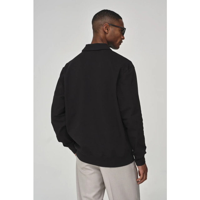 Valenza Stretch cotton polo zip sweater 154632340 large