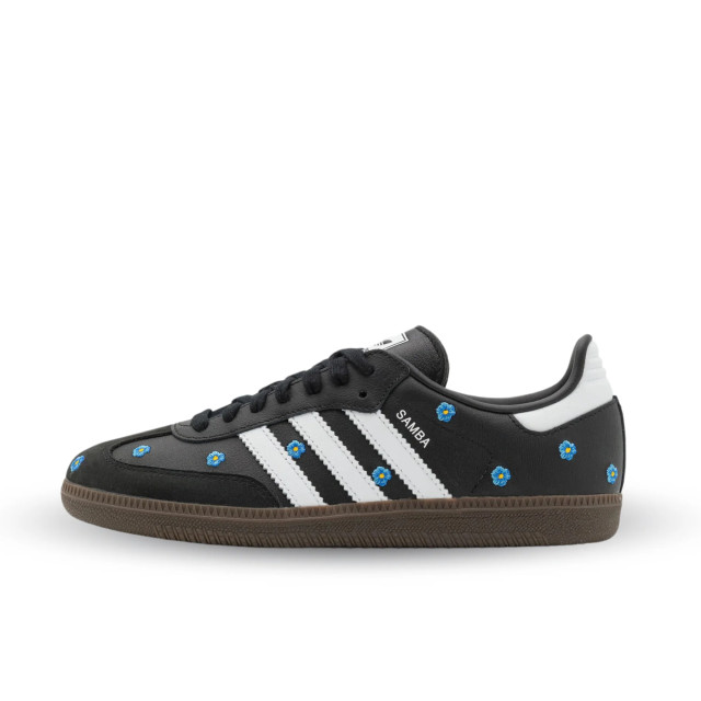 Adidas Samba light blue floral core black IF4397 large