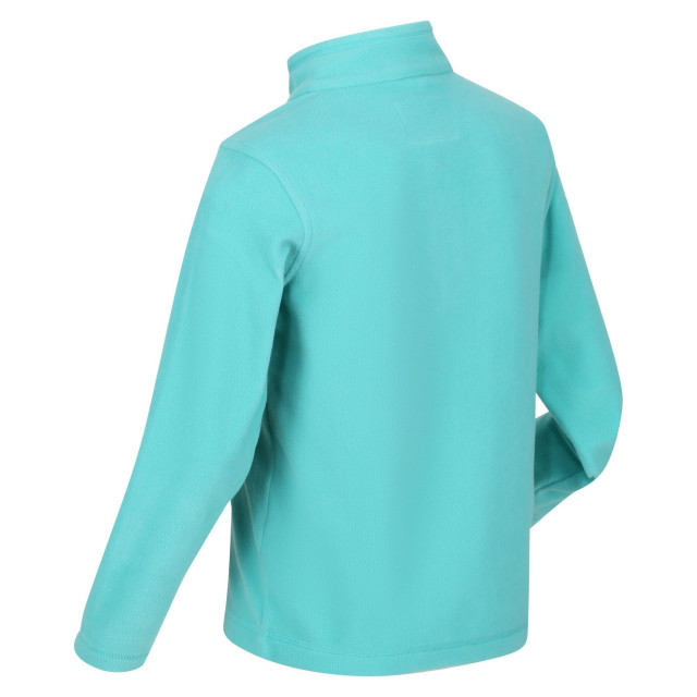 Regatta Geweldige outdoors kinder hot shot ii half zip fleece hoodie UTRG1422_turquoise large