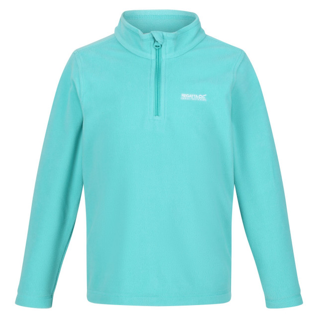 Regatta Geweldige outdoors kinder hot shot ii half zip fleece hoodie UTRG1422_turquoise large