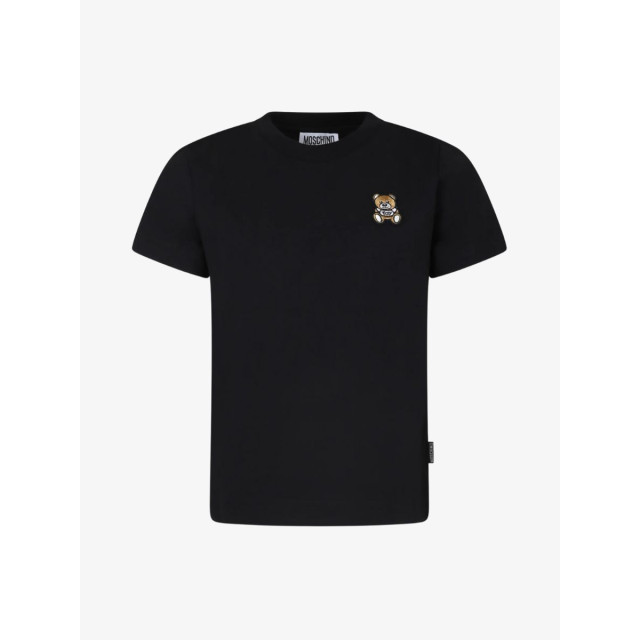 Moschino Jongens shirt beer zwart HTM04K-LAA10-60100  large