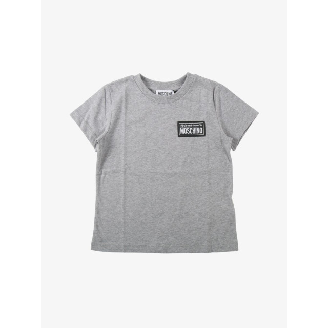 Moschino Jongens shirt logo HRM04K-LAA24-60901  large