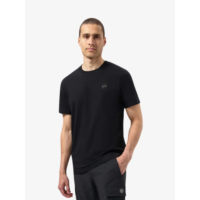 BALR. Heren shirt hexline regular fit B1112-1255-JET-BLACK large