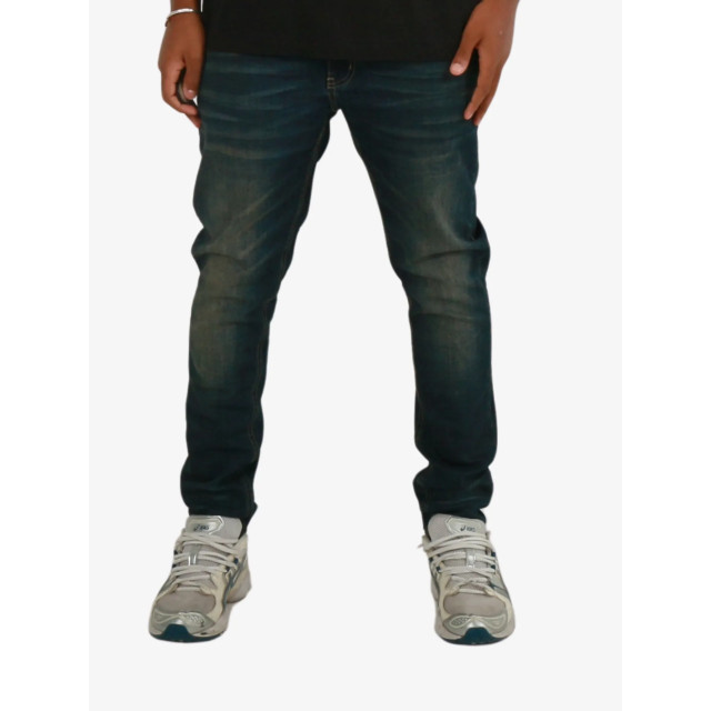 Amicci Heren jeans roma basic dark blue AMJ0090-DARKBLUE large