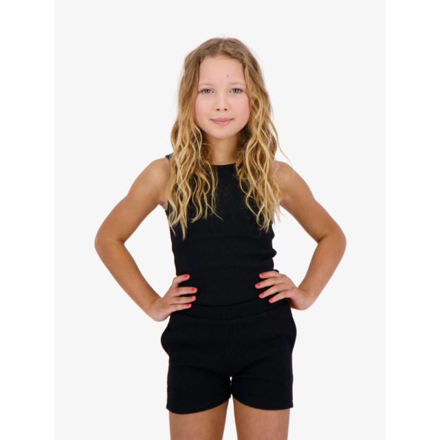 Reinders Meisjes tank top long zwart REINDERSG3333-901 large